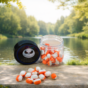 Wafters Bicolor (Alb+Portocaliu) 6x8mm