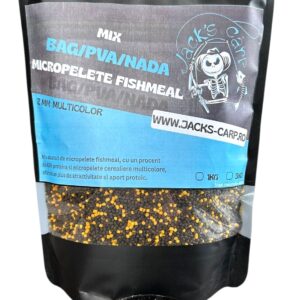 Mix Micropelete Fishmeal 2mm (Negru+Galben)