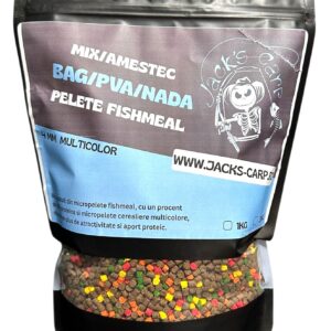 Mix Pelete Fishmeal 4mm (Multicolor)
