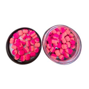 Wafters banda bicolor roz fluo&portocaliu 6x8mm